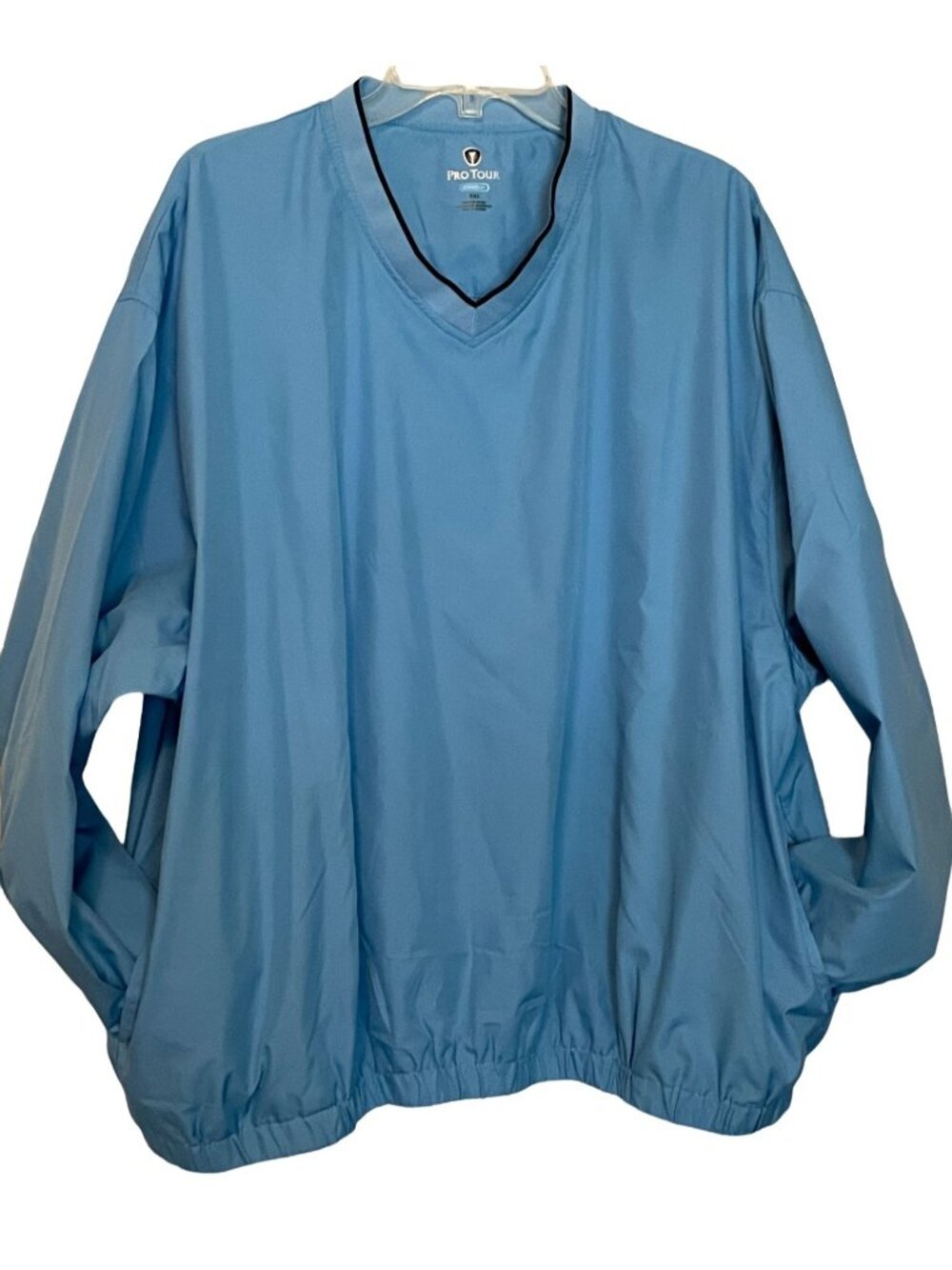 Pro Tour Pullover Jacket Mens XXL Soft Blue Windbreaker Golf CoolPlay - Picture 4 of 7
